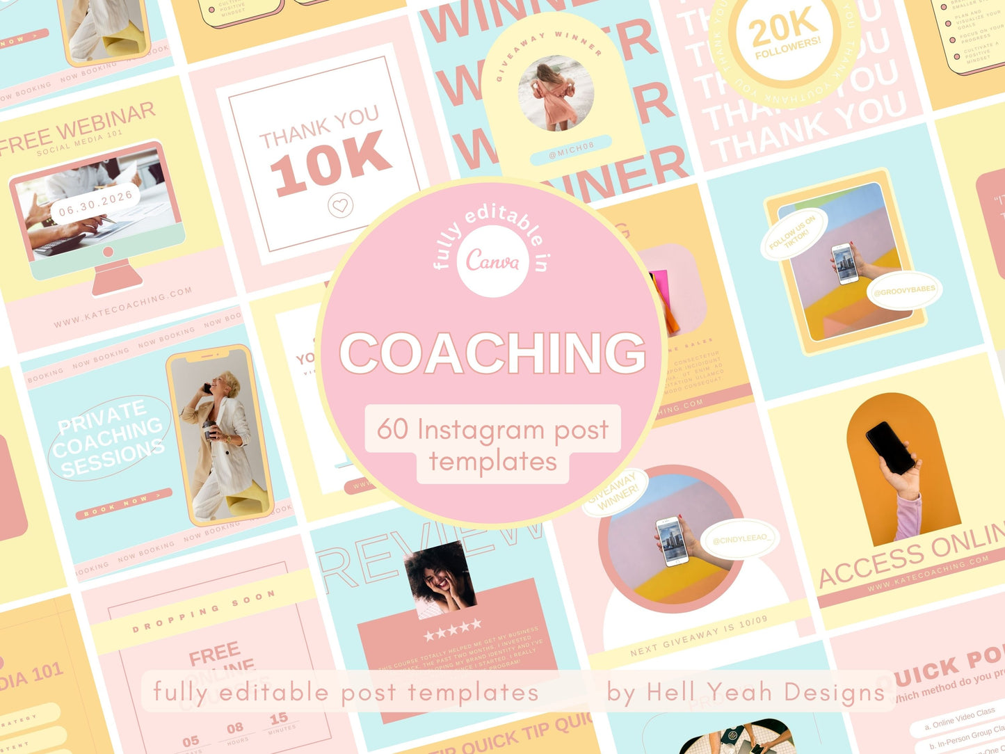 Coaching Instagram Post Templates