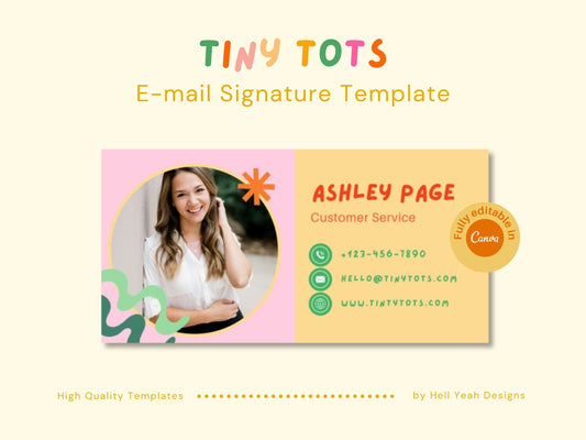 Tiny Tots Email Signature Templates