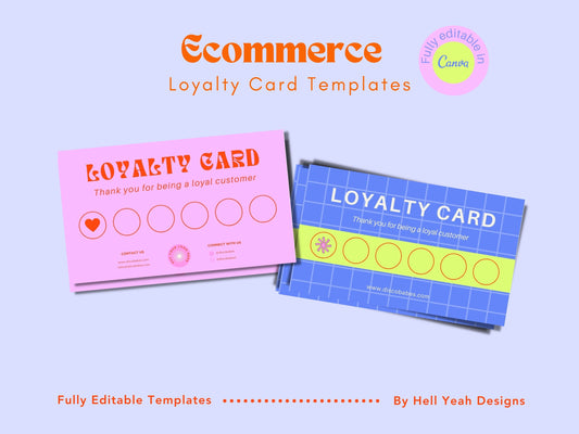 Ecommerce Loyalty Card Templates