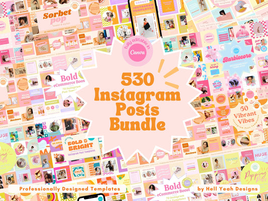 530 Instagram Posts Bundle