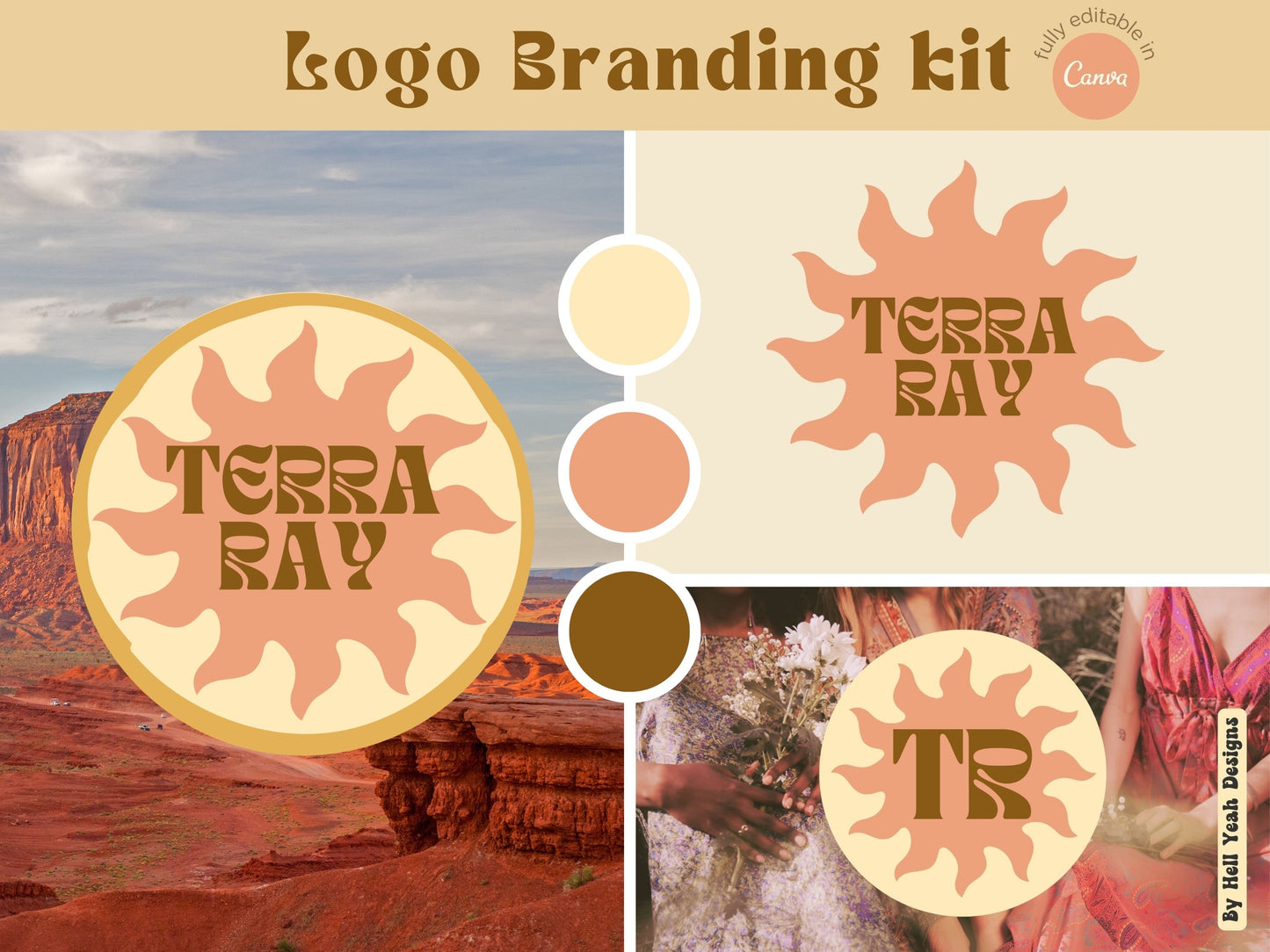 Boho Logo Branding Kit Templates