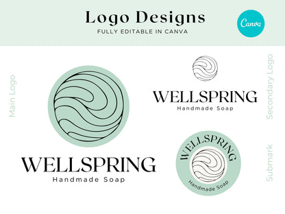 Wellness Logo Branding Kit