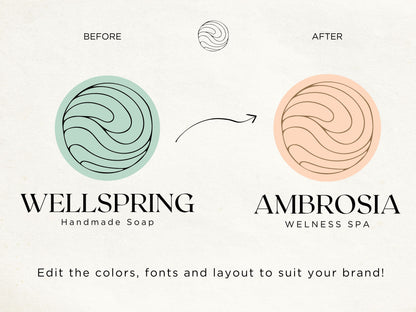 Wellness Logo Branding Kit