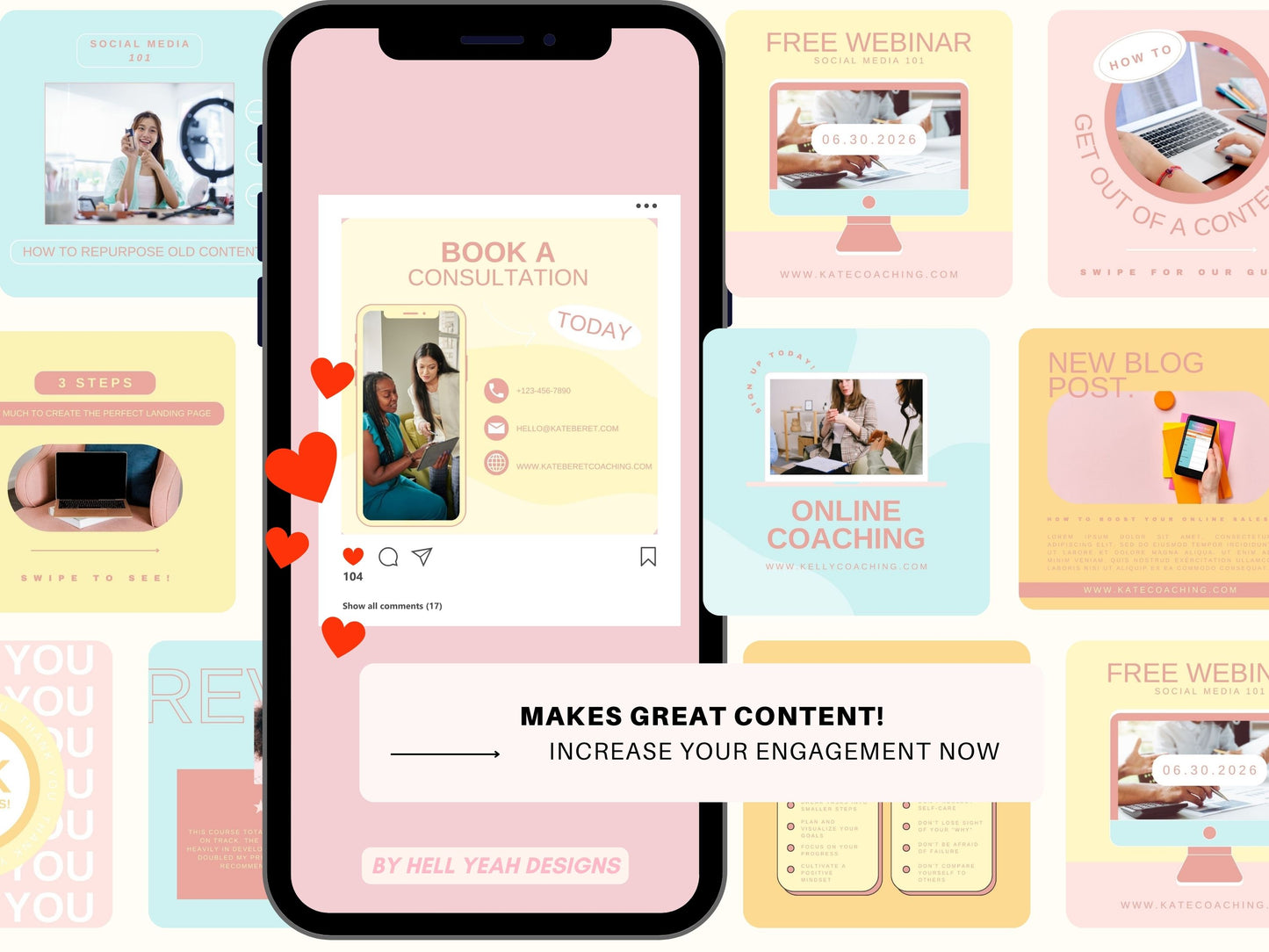 Coaching Instagram Post Templates