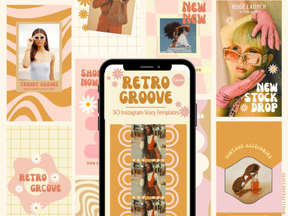 Retro Instagram Story Templates