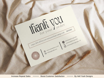 Modern Thank You Card