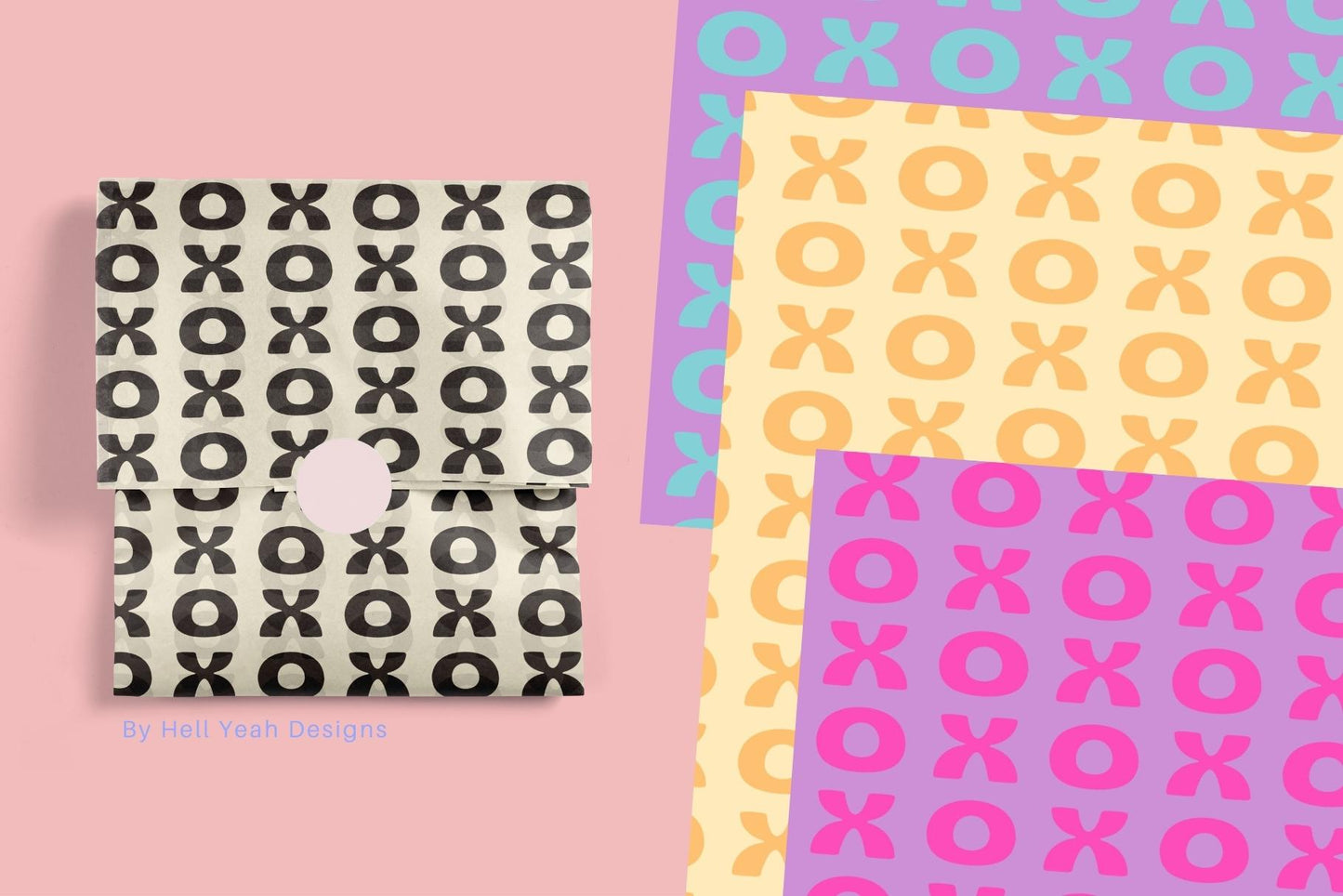 XOXO Wrapping Paper Design