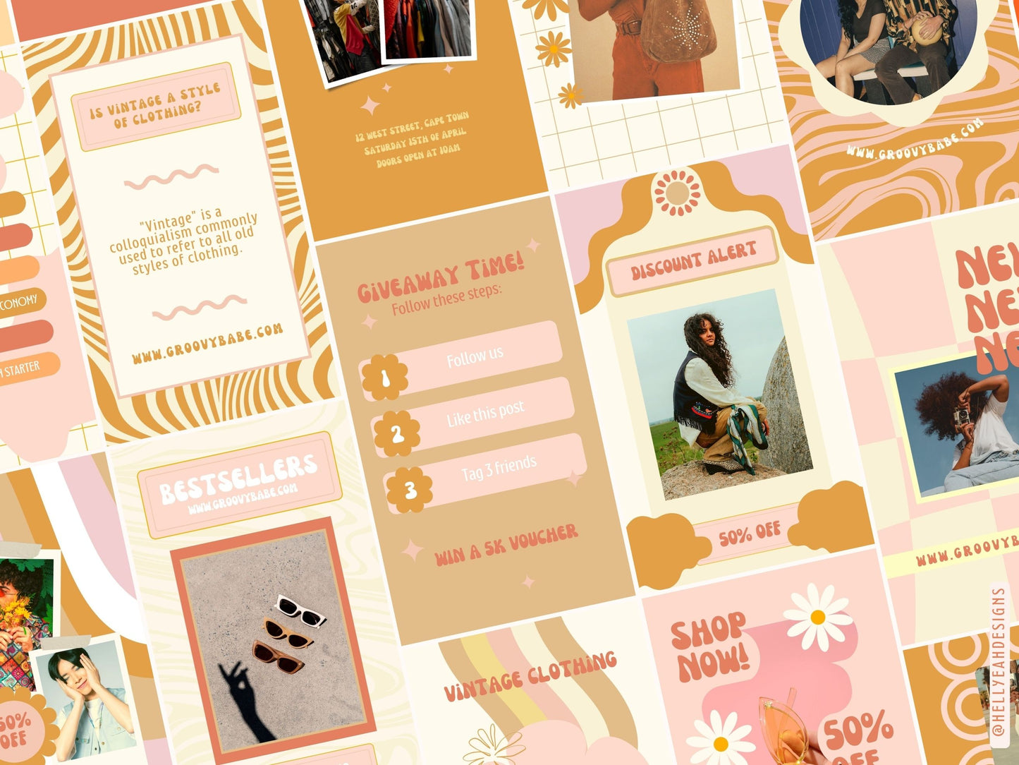 Retro Instagram Story Templates