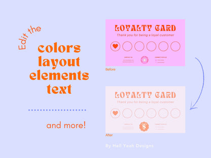 Ecommerce Loyalty Card Templates