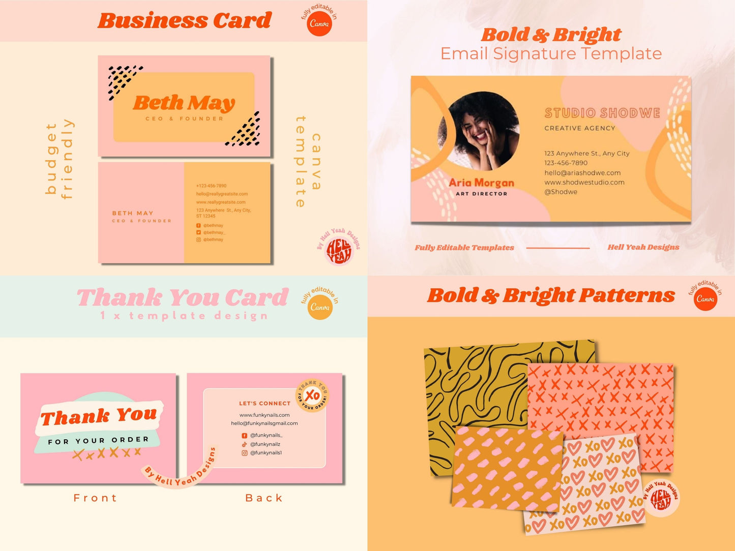 Ultimate Bold & Bright Branding Templates