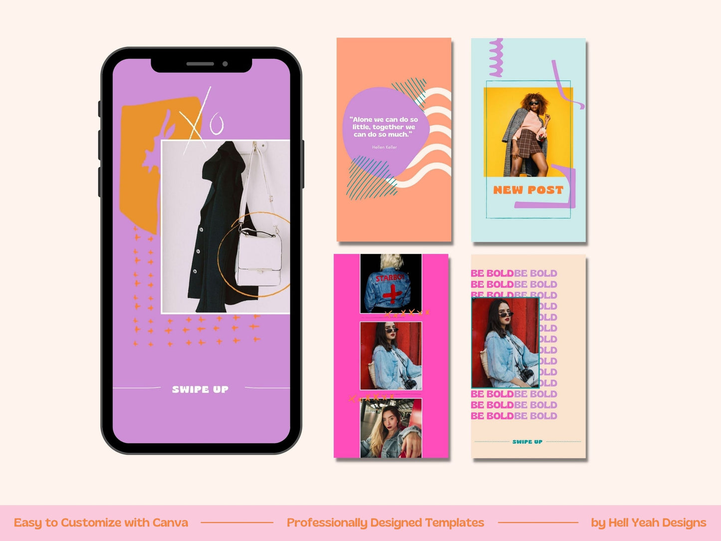 Bold n Bright Instagram Story Templates