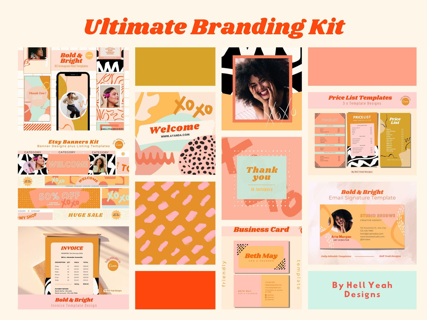 Ultimate Bold & Bright Branding Templates