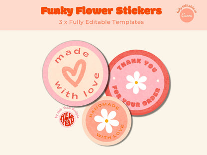 Print-it-Yourself Packaging Stickers Templates