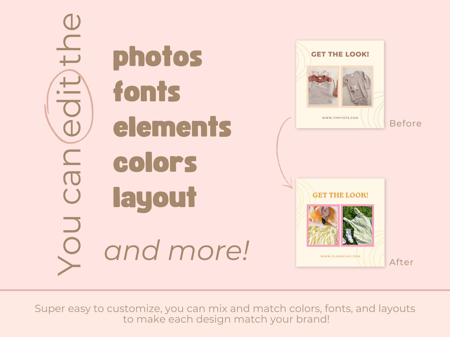 Little Baby Soft Neutrals Instagram Post Templates