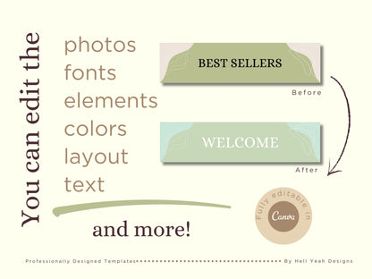 Organic Web Banner Templates