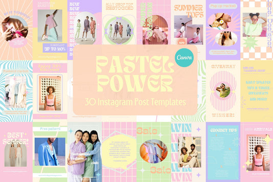 Pastel Power Instagram Story Templates