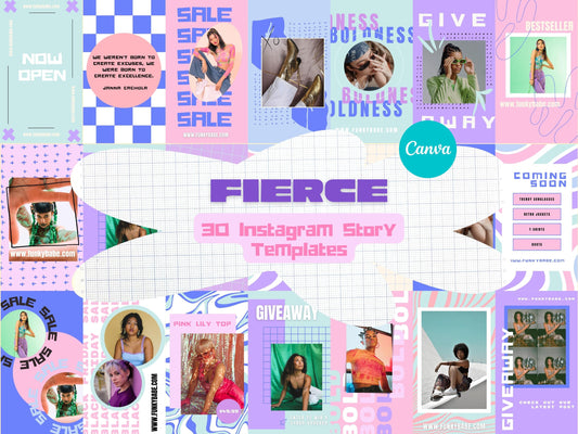 Fierce Instagram Story Templates