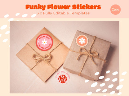 Print-it-Yourself Packaging Stickers Templates