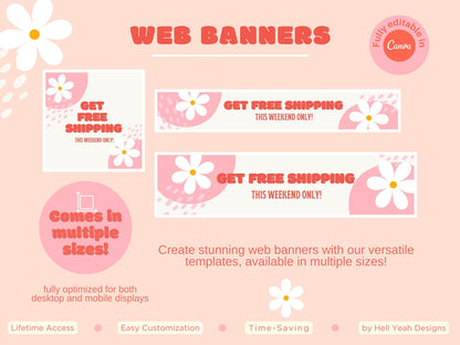 Funky Website Banner Templates