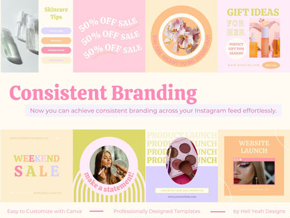 Bold eCommerce Boost Pack Instagram Post Templates