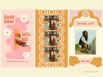 Retro Instagram Story Templates