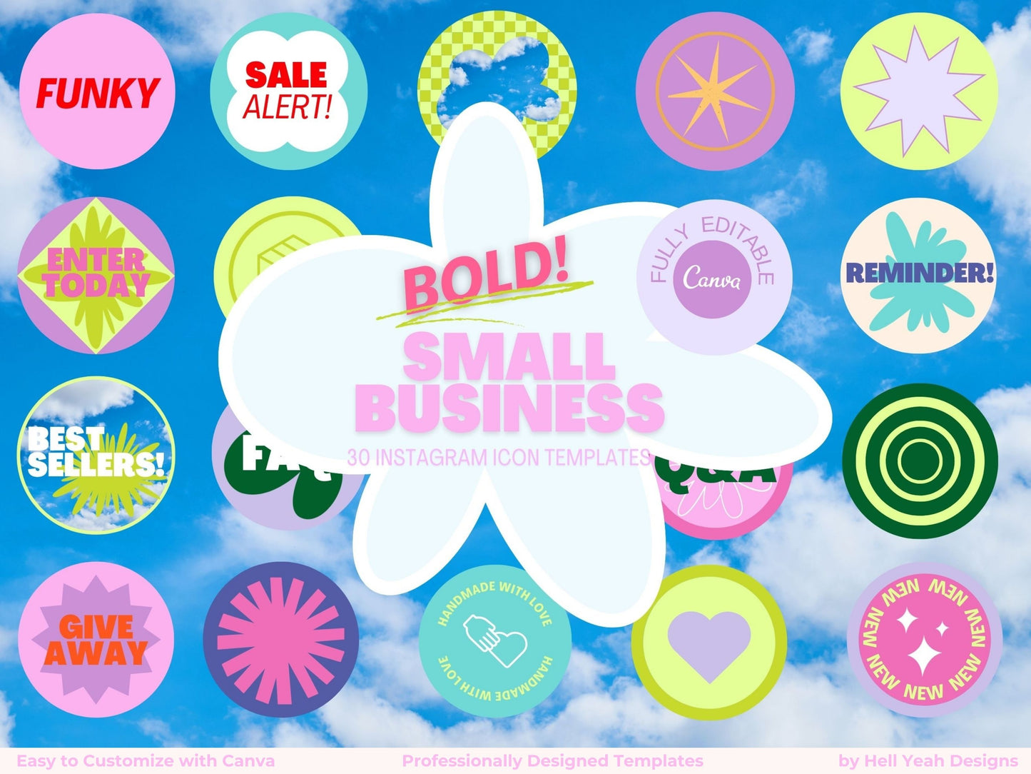 BOLD Small Business Instagram Bundle Templates