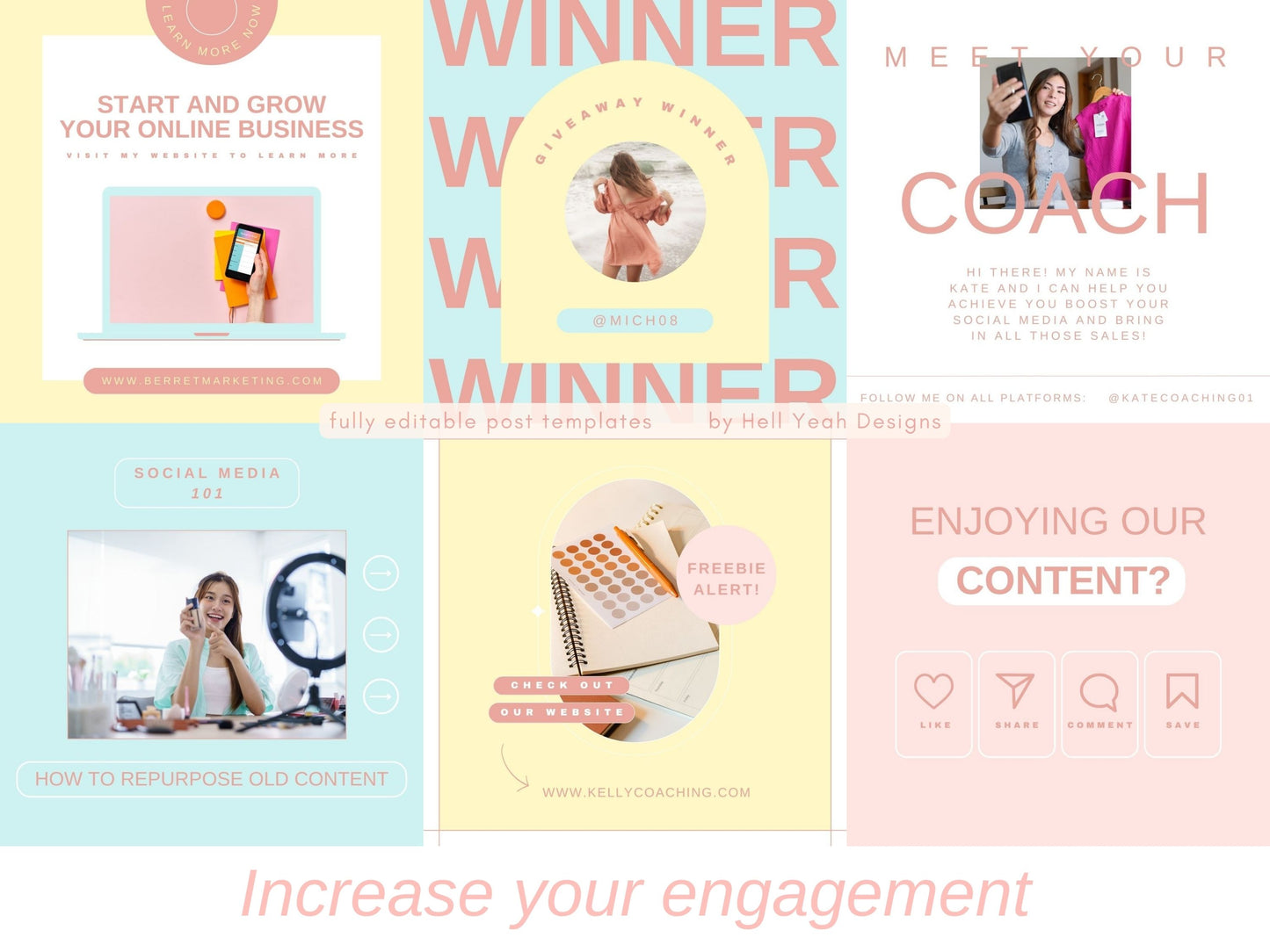 Coaching Instagram Post Templates