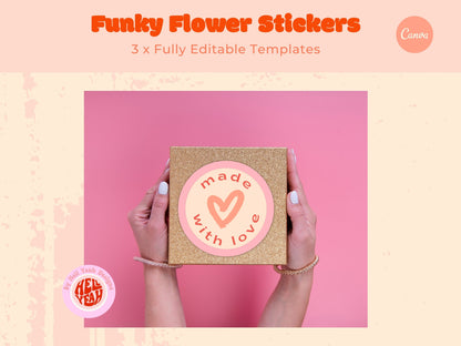 Print-it-Yourself Packaging Stickers Templates