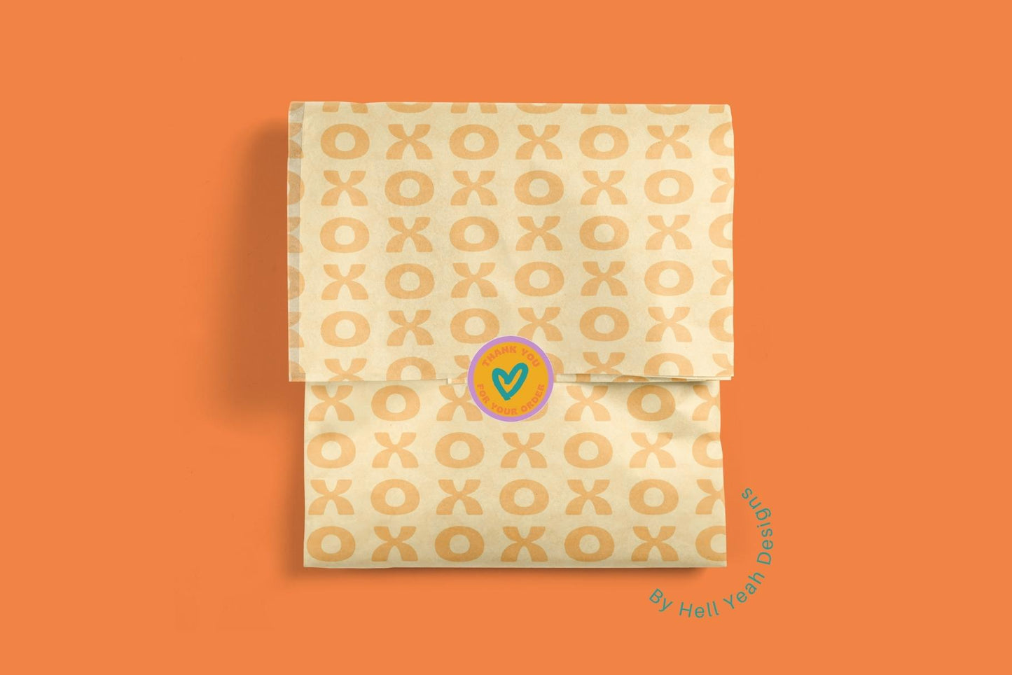 XOXO Wrapping Paper Design