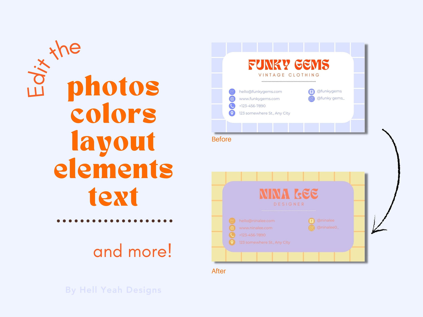 Freebies Business Card Template