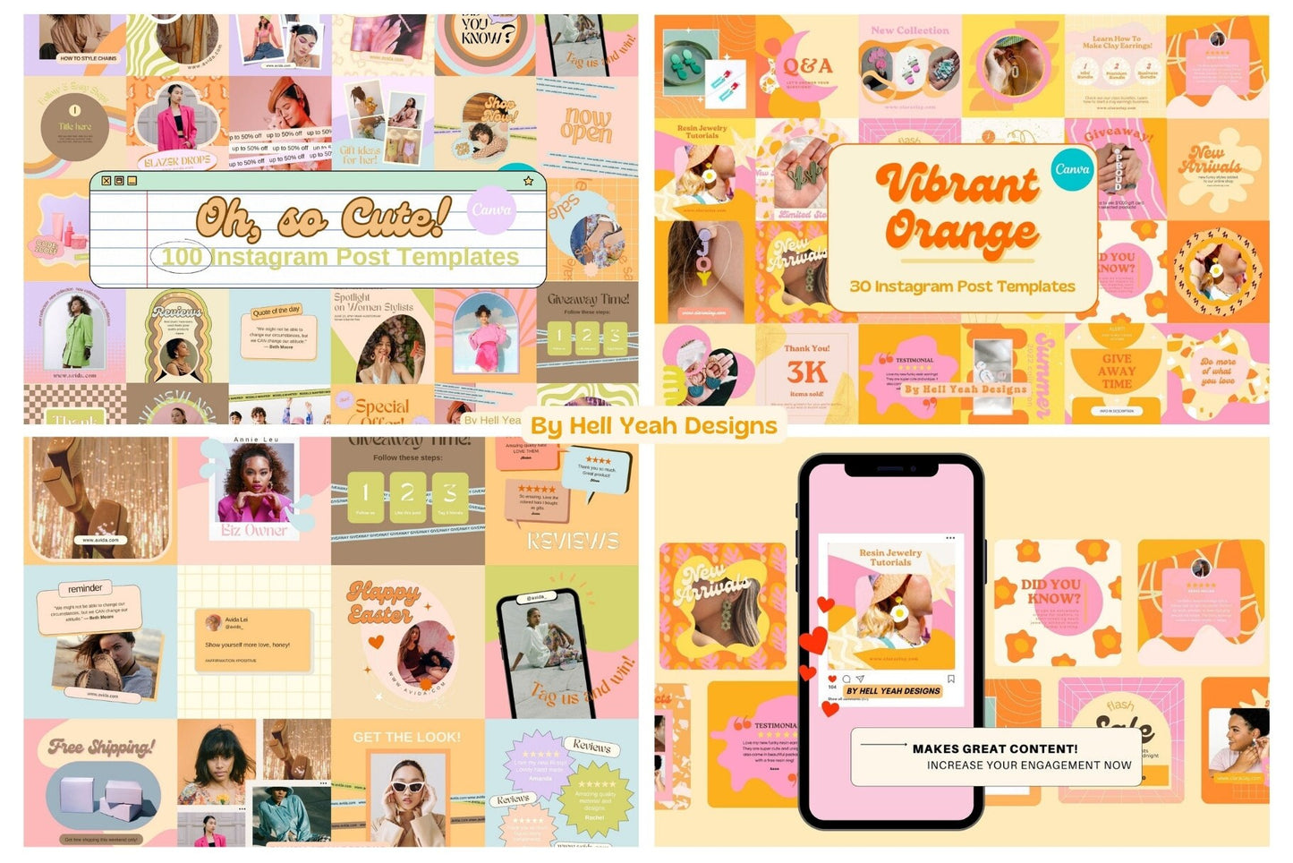 740 HUGE Instagram Post Templates Bundle