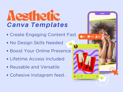 Funky & Vibin' Large Instagram Templates